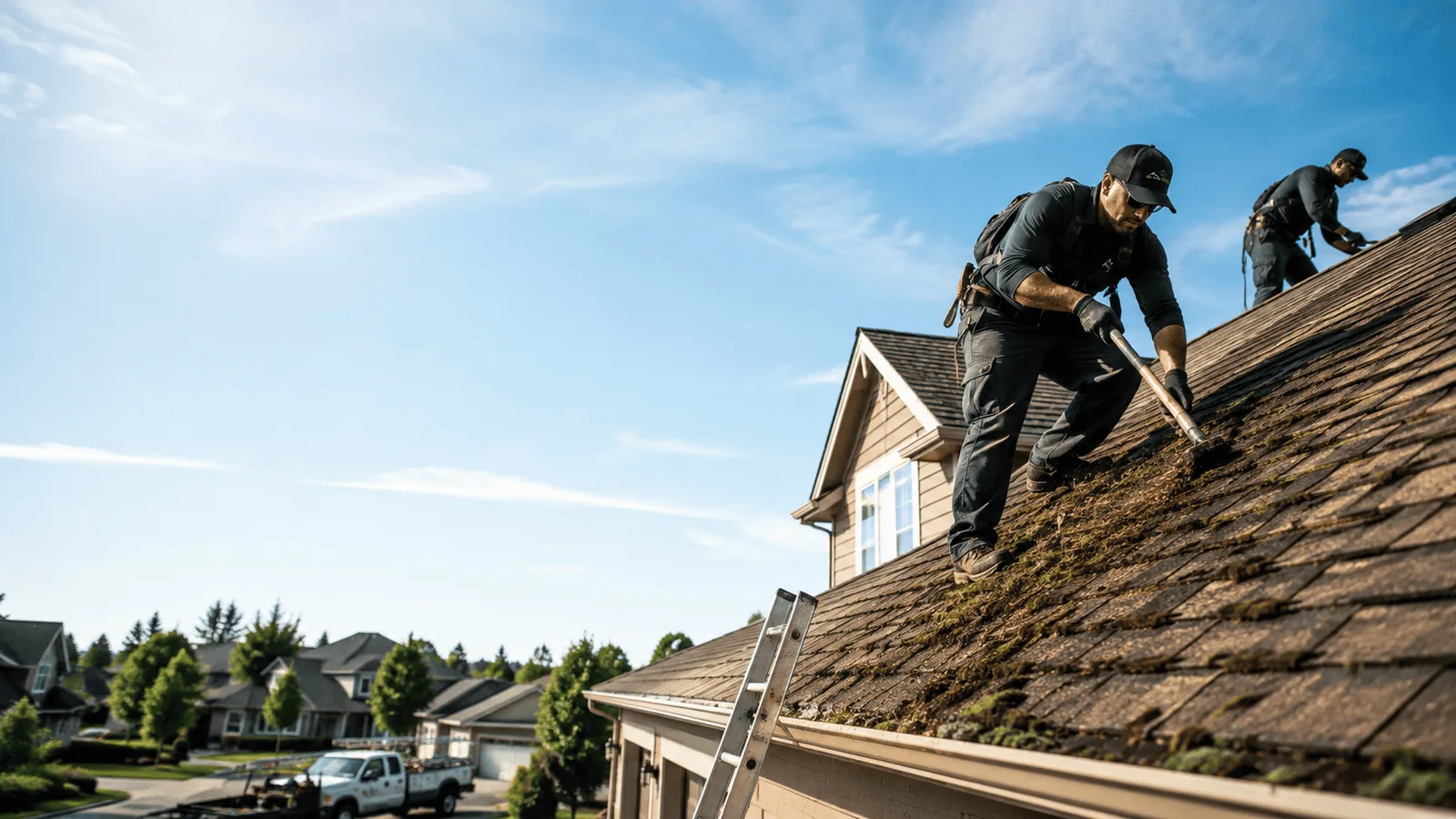 Roof Moss Removal in Rapids City, IL near me